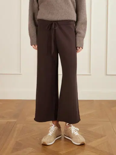 Nili Lotan Kiki Cropped Cotton-jersey Track Pants | Thumbnail 3 Nili Lotan Kiki Cropped Cotton-jersey Track Pants | Thumbnail 3