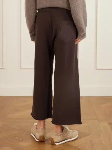 Nili Lotan Kiki Cropped Cotton-jersey Track Pants | Thumbnail 4 Nili Lotan Kiki Cropped Cotton-jersey Track Pants | Thumbnail 4