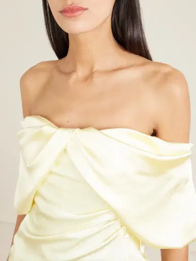 McQueen Off-the-shoulder Satin Top | Thumbnail 5 McQueen Off-the-shoulder Satin Top | Thumbnail 5