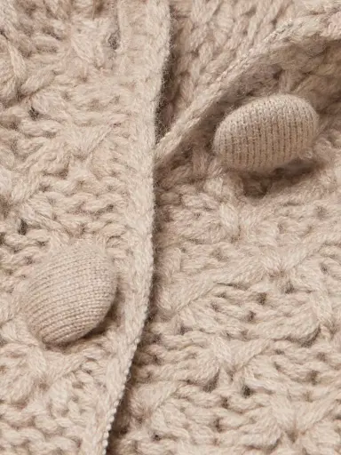 Guest In Residence Marlowe Cable-knit Wool And Cashmere-blend Cardigan | Thumbnail 5 Guest In Residence Marlowe Cable-knit Wool And Cashmere-blend Cardigan | Thumbnail 5