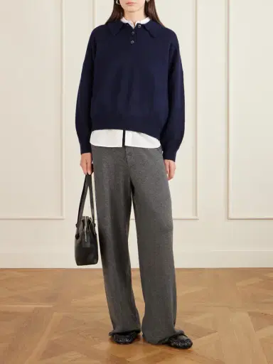 Lisa Yang Etta Cashmere Polo Sweater | Thumbnail 2 Lisa Yang Etta Cashmere Polo Sweater | Thumbnail 2