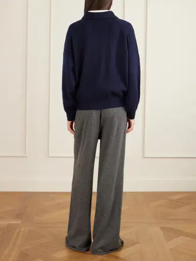Lisa Yang Etta Cashmere Polo Sweater | Thumbnail 3 Lisa Yang Etta Cashmere Polo Sweater | Thumbnail 3