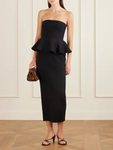 HIGH SPORT Eric Strapless Wool-blend Peplum Top | Thumbnail 2 HIGH SPORT Eric Strapless Wool-blend Peplum Top | Thumbnail 2