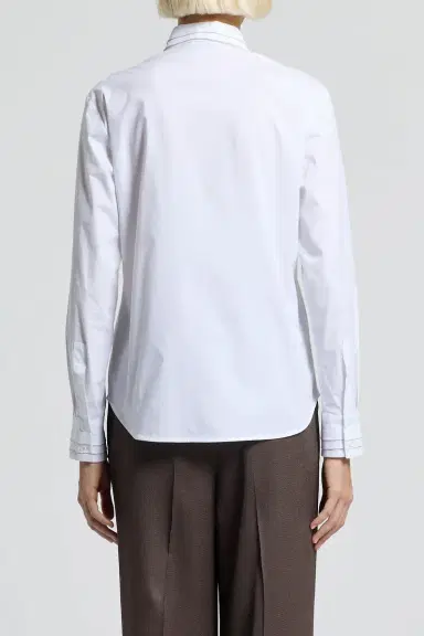 PESERICO Long Sleeve Pleated Shirt | Thumbnail 5 PESERICO Long Sleeve Pleated Shirt | Thumbnail 5