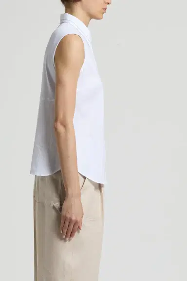 PESERICO Sleeveless Collar Blouse | Thumbnail 4 PESERICO Sleeveless Collar Blouse | Thumbnail 4