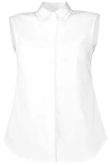PESERICO Sleeveless Collar Blouse | Thumbnail 1 PESERICO Sleeveless Collar Blouse | Thumbnail 1