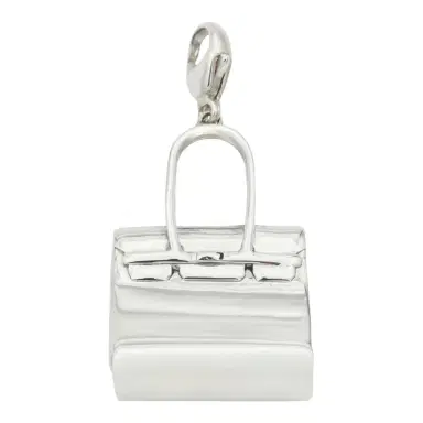 Madison Avenue Couture Bag Bestie Sterling Silver Birkin Charm | Thumbnail 1 Madison Avenue Couture Bag Bestie Sterling Silver Birkin Charm | Thumbnail 1