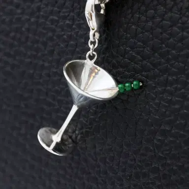 Madison Avenue Couture Bag Bestie Sterling Silver Martini Charm | Thumbnail 7 Madison Avenue Couture Bag Bestie Sterling Silver Martini Charm | Thumbnail 7