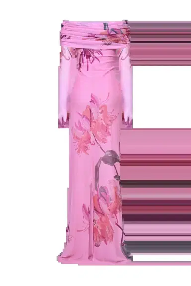 PatBo HONEY FLOWER TULLE MAXI DRESS | Thumbnail 3 PatBo HONEY FLOWER TULLE MAXI DRESS | Thumbnail 3
