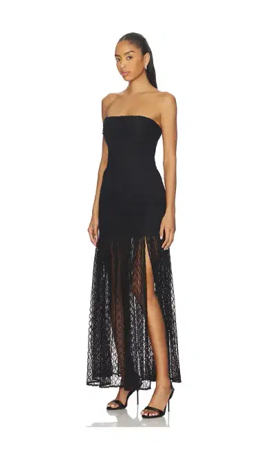 NICHOLAS Kairo Strapless Lace Maxi Dress | Thumbnail 2 NICHOLAS Kairo Strapless Lace Maxi Dress | Thumbnail 2