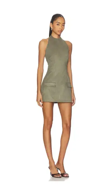 SNDYS Amelia Faux Suede Mini Dress | Thumbnail 2 SNDYS Amelia Faux Suede Mini Dress | Thumbnail 2