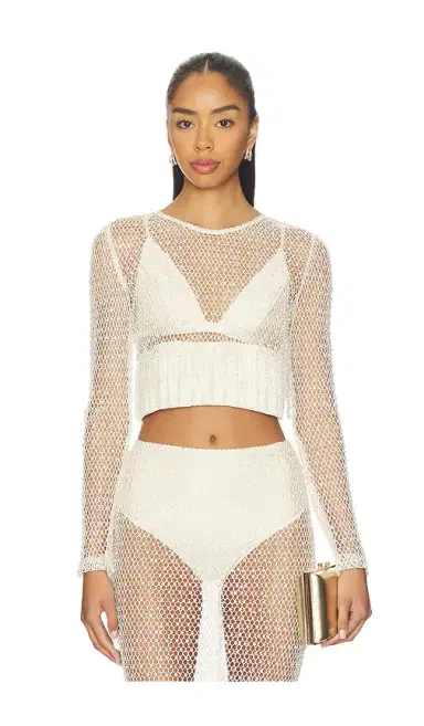PatBo Crochet Bloom Top | Thumbnail 1 PatBo Crochet Bloom Top | Thumbnail 1
