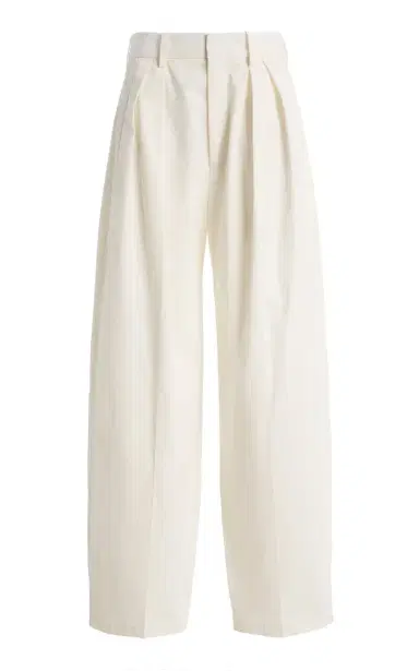 Kallmeyer Joel Pleated Cotton-Poplin Trousers | Thumbnail 1 Kallmeyer Joel Pleated Cotton-Poplin Trousers | Thumbnail 1