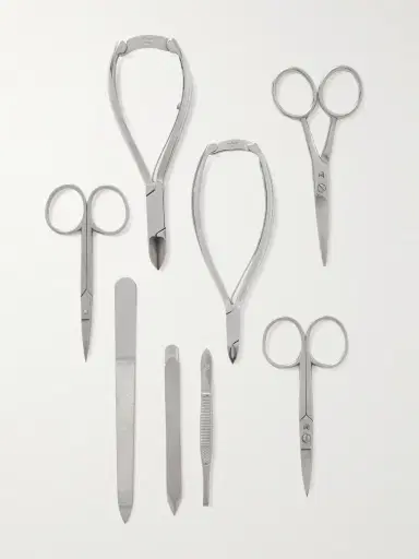 Lorenzi Milano Eight-Piece Mother-of-Pearl and Stainless Steel Manicure Set - Men | Thumbnail 2 Lorenzi Milano Eight-Piece Mother-of-Pearl and Stainless Steel Manicure Set - Men | Thumbnail 2