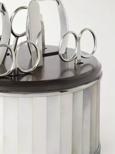 Lorenzi Milano Eight-Piece Mother-of-Pearl and Stainless Steel Manicure Set - Men | Thumbnail 3 Lorenzi Milano Eight-Piece Mother-of-Pearl and Stainless Steel Manicure Set - Men | Thumbnail 3