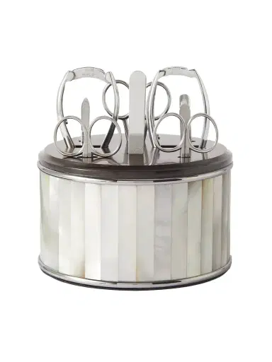Lorenzi Milano Eight-Piece Mother-of-Pearl and Stainless Steel Manicure Set - Men | Thumbnail 1 Lorenzi Milano Eight-Piece Mother-of-Pearl and Stainless Steel Manicure Set - Men | Thumbnail 1