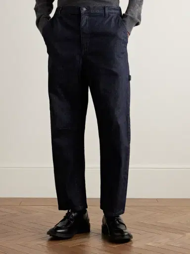 Nili Lotan Carpenter Straight-Leg Cropped Jeans - Men | Thumbnail 3 Nili Lotan Carpenter Straight-Leg Cropped Jeans - Men | Thumbnail 3