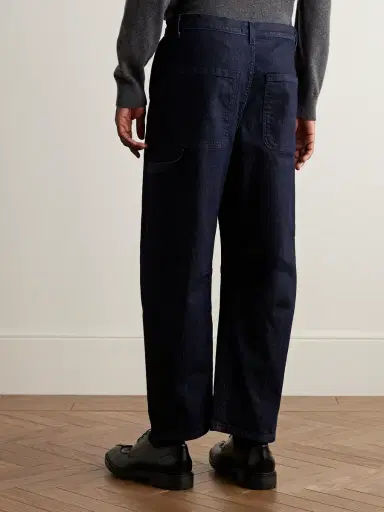 Nili Lotan Carpenter Straight-Leg Cropped Jeans - Men | Thumbnail 4 Nili Lotan Carpenter Straight-Leg Cropped Jeans - Men | Thumbnail 4