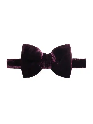 Tom Ford Pre-Tied Cotton-Velvet Bow Tie - Men | Thumbnail 1 Tom Ford Pre-Tied Cotton-Velvet Bow Tie - Men | Thumbnail 1