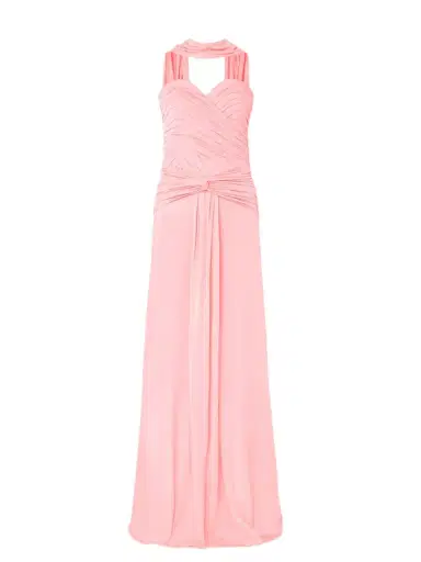 Ilkyaz Ozel Amanda Scarf-detailed Draped Jersey Gown | Thumbnail 1 Ilkyaz Ozel Amanda Scarf-detailed Draped Jersey Gown | Thumbnail 1