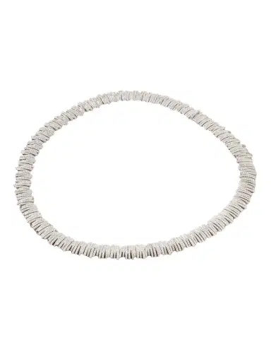 Suzanne Kalan 18-karat White Gold Diamond Necklace | Thumbnail 1 Suzanne Kalan 18-karat White Gold Diamond Necklace | Thumbnail 1
