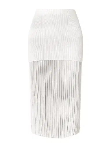 Proenza Schouler Luiza Ribbed-knit Midi Skirt | Thumbnail 1 Proenza Schouler Luiza Ribbed-knit Midi Skirt | Thumbnail 1