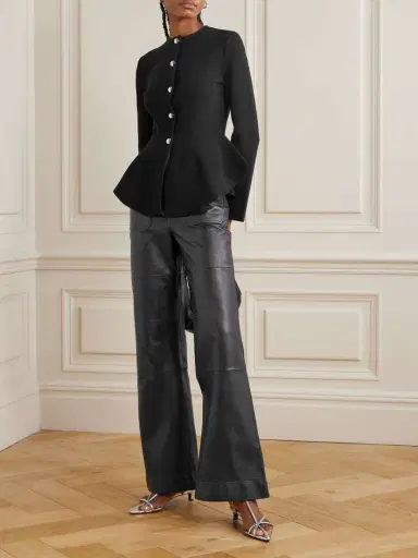 Proenza Schouler Dasha Knitted Peplum Jacket | Thumbnail 2 Proenza Schouler Dasha Knitted Peplum Jacket | Thumbnail 2