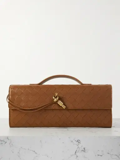 Bottega Veneta Andiamo Long Intrecciato Leather Clutch | Thumbnail 1 Bottega Veneta Andiamo Long Intrecciato Leather Clutch | Thumbnail 1