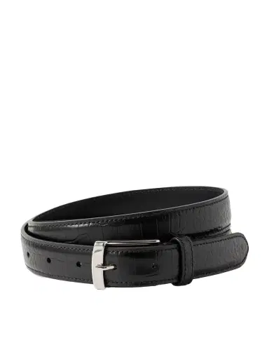 Nili Lotan Dana Croc-effect Leather Belt | Thumbnail 1 Nili Lotan Dana Croc-effect Leather Belt | Thumbnail 1
