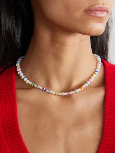 Martha Calvo Clarity Gold-tone, Glass, Opal And Crystal Necklace | Thumbnail 2 Martha Calvo Clarity Gold-tone, Glass, Opal And Crystal Necklace | Thumbnail 2