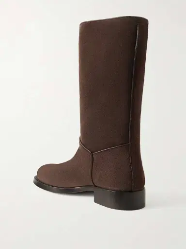 The Row Nobilis Leather Ankle Boots | Thumbnail 3 The Row Nobilis Leather Ankle Boots | Thumbnail 3