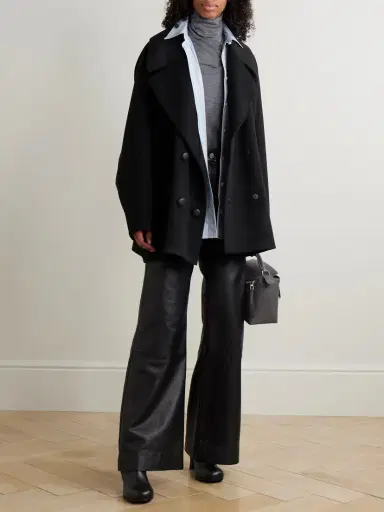 Loewe Double-breasted Wool Coat | Thumbnail 2 Loewe Double-breasted Wool Coat | Thumbnail 2