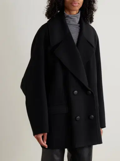 Loewe Double-breasted Wool Coat | Thumbnail 3 Loewe Double-breasted Wool Coat | Thumbnail 3