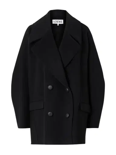 Loewe Double-breasted Wool Coat | Thumbnail 1 Loewe Double-breasted Wool Coat | Thumbnail 1