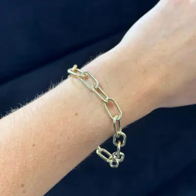 Wish Fine Jewelry 14K Gold Chain Link Bracelet | Thumbnail 2 Wish Fine Jewelry 14K Gold Chain Link Bracelet | Thumbnail 2