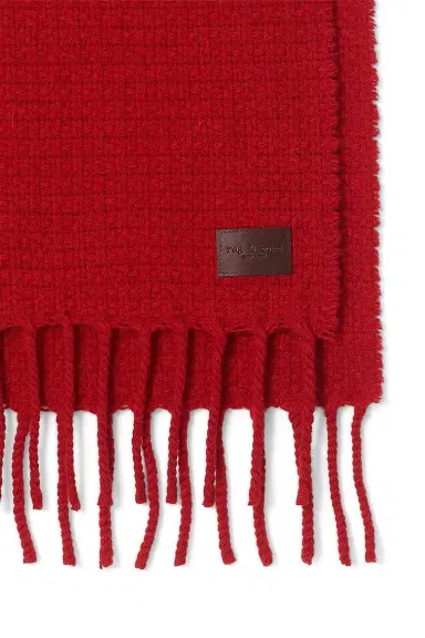 rag & bone Mila Scarf - Fiery Red | Thumbnail 4 rag & bone Mila Scarf - Fiery Red | Thumbnail 4