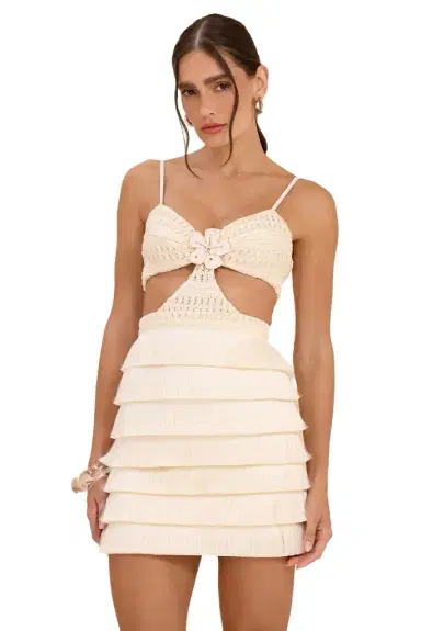 PatBo LYA FRINGE MINI DRESS | Thumbnail 1 PatBo LYA FRINGE MINI DRESS | Thumbnail 1
