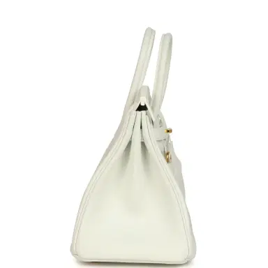 HERMÈS Hermes Birkin 25 New White Swift Gold Hardware | Thumbnail 4 HERMÈS Hermes Birkin 25 New White Swift Gold Hardware | Thumbnail 4