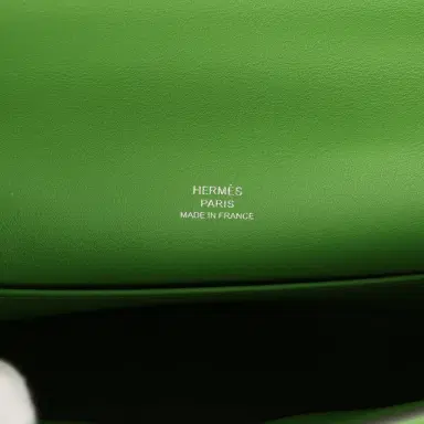 HERMÈS Hermes Kelly Pochette Vert Yucca Swift Palladium Hardware | Thumbnail 7 HERMÈS Hermes Kelly Pochette Vert Yucca Swift Palladium Hardware | Thumbnail 7