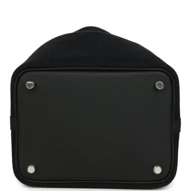 HERMÈS Hermes Picotin Cargo 18 Black Toile Goeland and Swift Palladium Hardware | Thumbnail 6 HERMÈS Hermes Picotin Cargo 18 Black Toile Goeland and Swift Palladium Hardware | Thumbnail 6