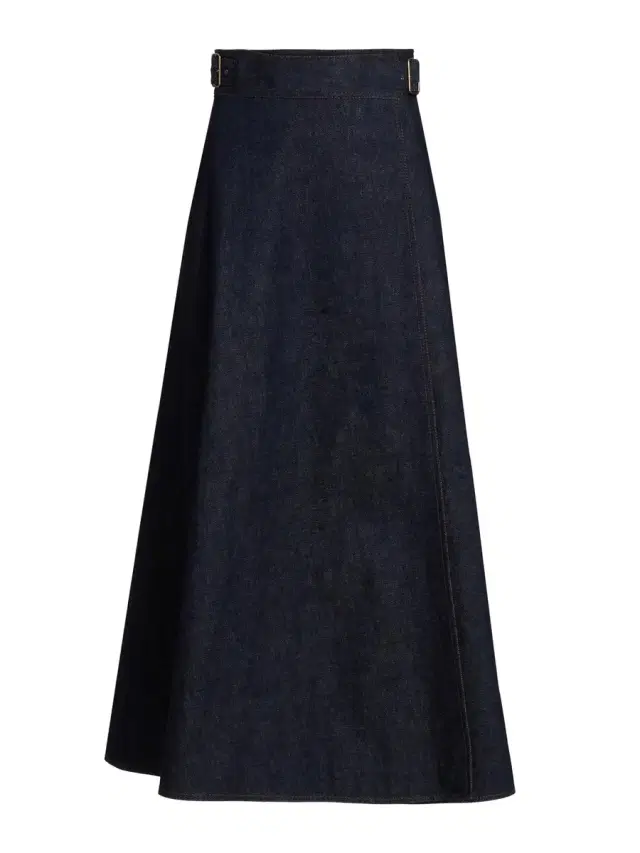 Caspian Denim Wrap Skirt Caspian Denim Wrap Skirt