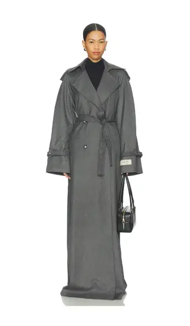 Milkwhite Long Trench Coat | Thumbnail 2 Milkwhite Long Trench Coat | Thumbnail 2