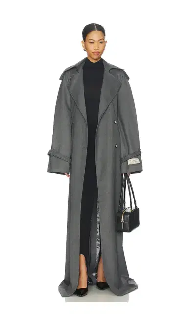Milkwhite Long Trench Coat | Thumbnail 1 Milkwhite Long Trench Coat | Thumbnail 1