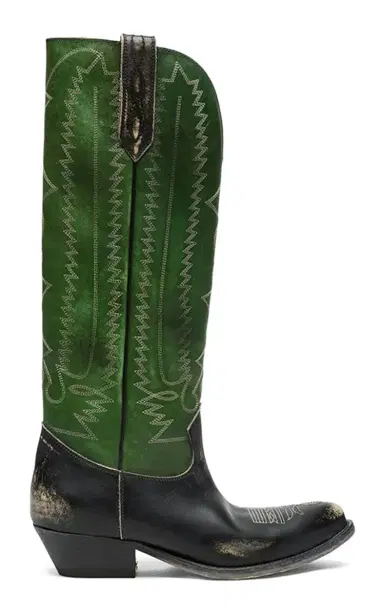 Golden Goose Wish Star 45mm Leather Boots | Thumbnail 1 Golden Goose Wish Star 45mm Leather Boots | Thumbnail 1
