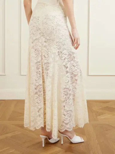 Rabanne Scalloped Lace Maxi Skirt | Thumbnail 4 Rabanne Scalloped Lace Maxi Skirt | Thumbnail 4