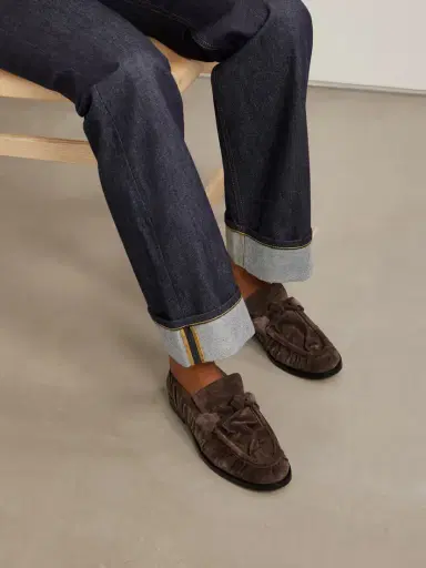 Bottega Veneta Astaire Knotted Suede Loafers | Thumbnail 2 Bottega Veneta Astaire Knotted Suede Loafers | Thumbnail 2