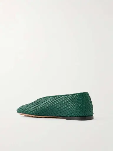 Bottega Veneta Rosa Intrecciato Leather Ballet Flats | Thumbnail 3 Bottega Veneta Rosa Intrecciato Leather Ballet Flats | Thumbnail 3