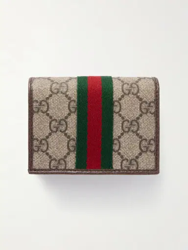 Gucci Ophidia Leather-trimmed Printed Coated-canvas Wallet | Thumbnail 2 Gucci Ophidia Leather-trimmed Printed Coated-canvas Wallet | Thumbnail 2