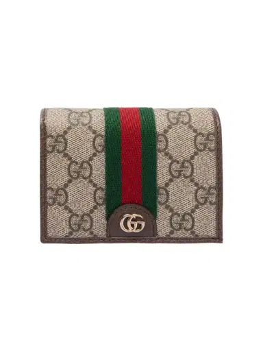 Gucci Ophidia Leather-trimmed Printed Coated-canvas Wallet | Thumbnail 1 Gucci Ophidia Leather-trimmed Printed Coated-canvas Wallet | Thumbnail 1