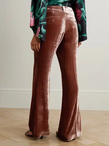 La DoubleJ Good Butt Velvet Flared Pants | Thumbnail 3 La DoubleJ Good Butt Velvet Flared Pants | Thumbnail 3